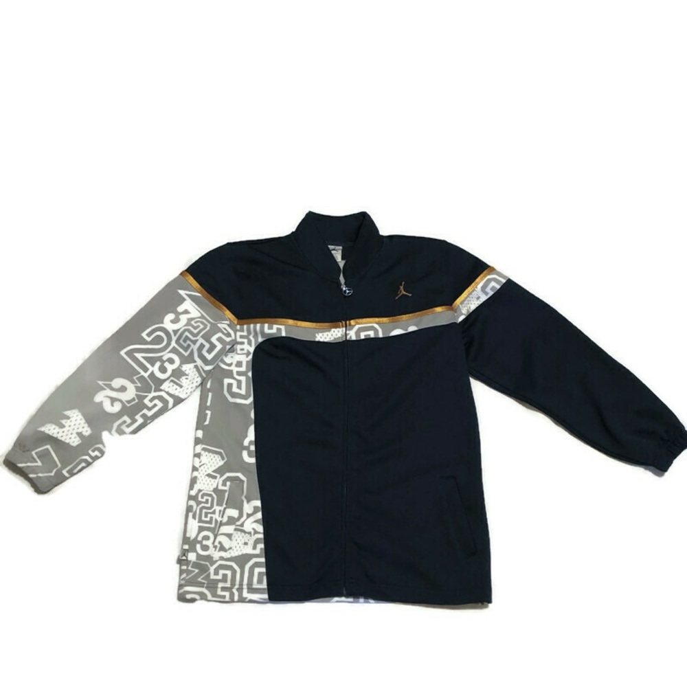 Large Men 23 Air Jordan Full ZIP Jacket